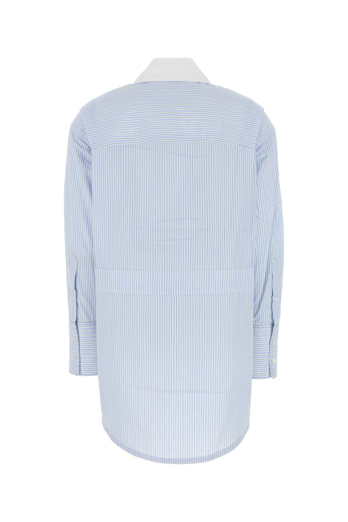 Embroidered poplin oversize shirt - 2
