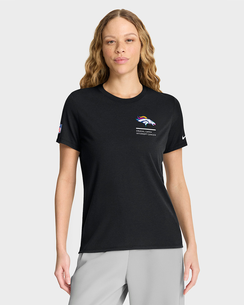 Denver Broncos Crucial Catch Women's Nike Dri-FIT NFL T-Shirt 1