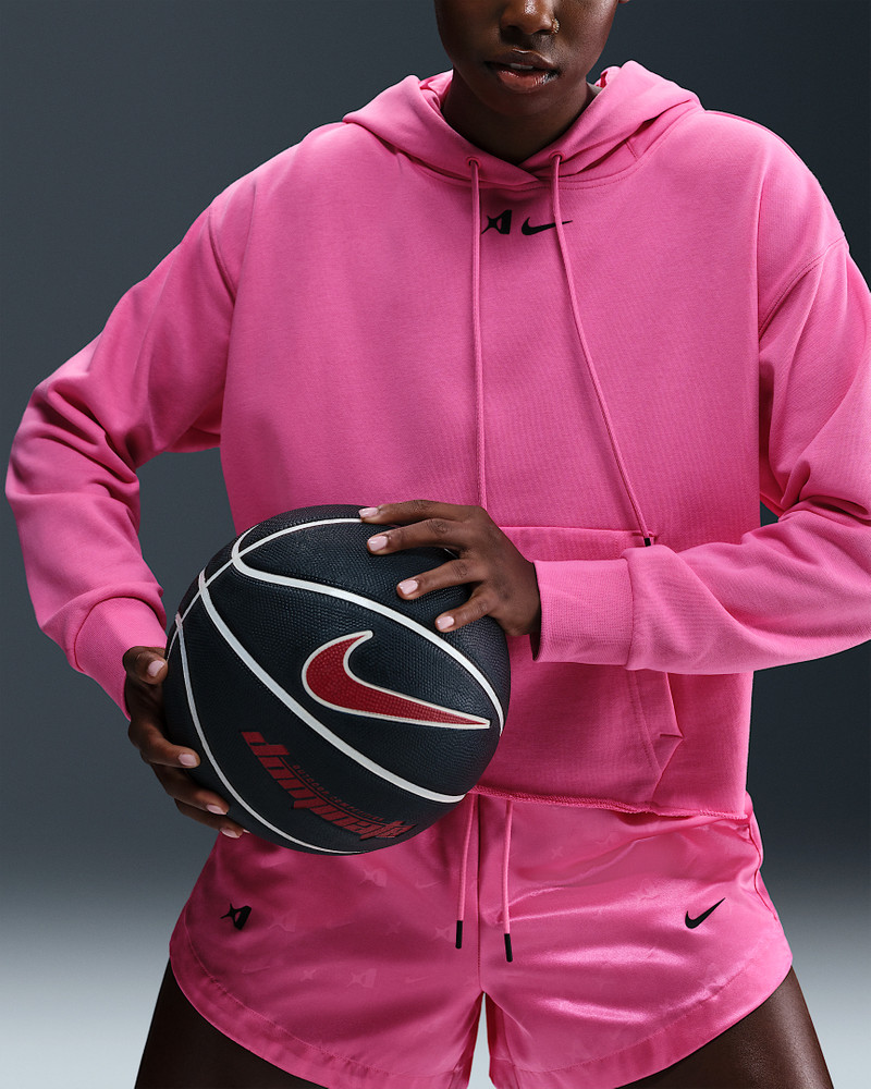 A'ja Wilson Women's Oversized Cropped Basketball Hoodie 3