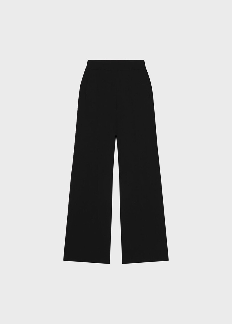 WIDE-LEG WOOL TROUSERS - 1