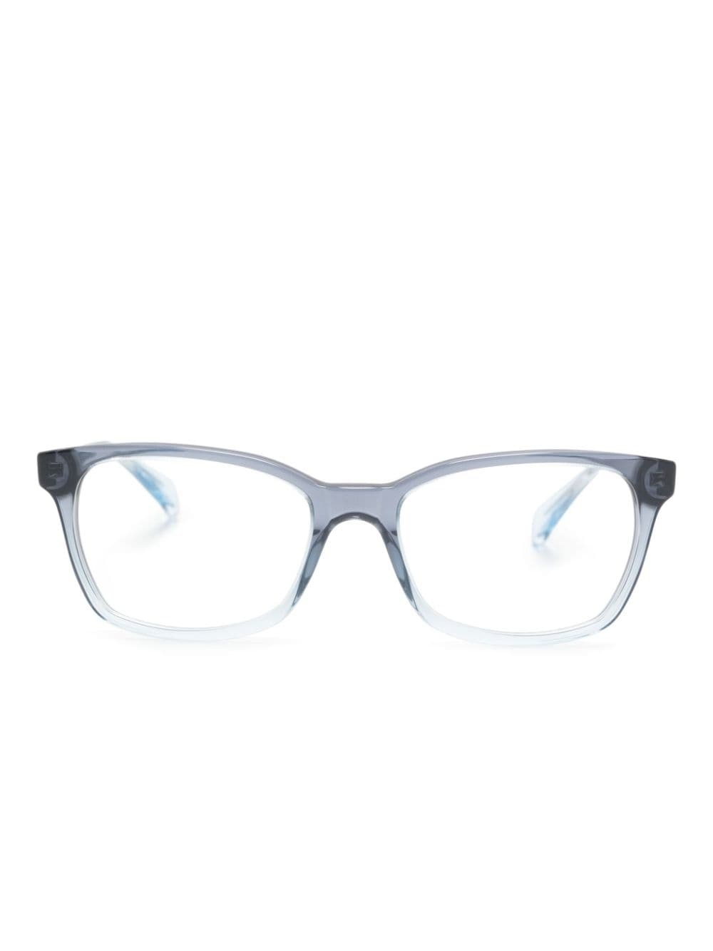 logo-plaque square-frame glasses - 1