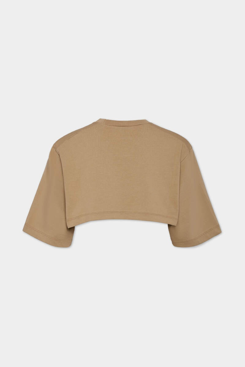 DSQUARED2 CROPPED LOOSE FIT ICON NEW GENERATION T-SHIRT outlook