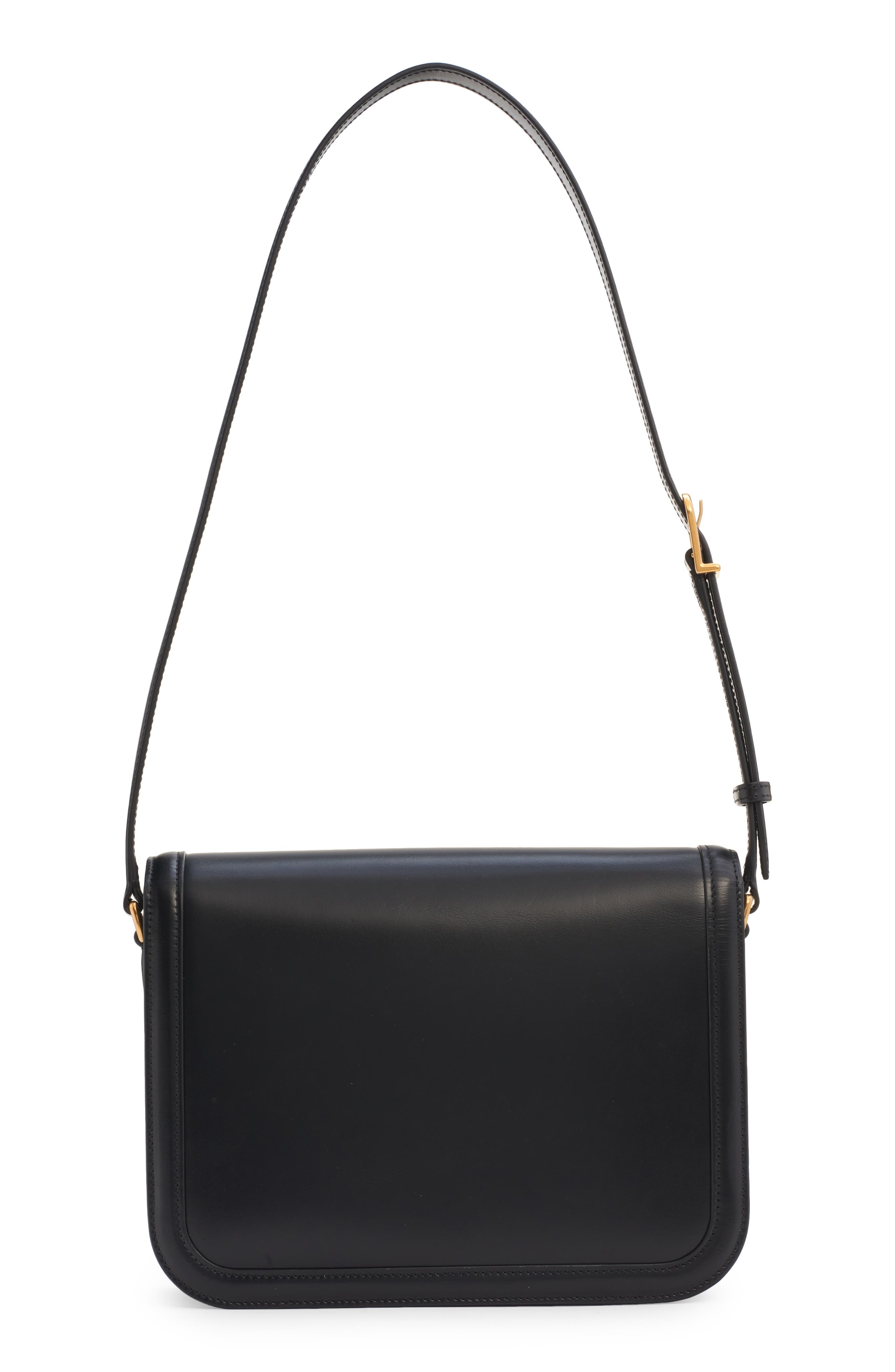 Valentino Garavani 9TO5 Leather Shoulder Bag in Nero at Nordstrom - 3