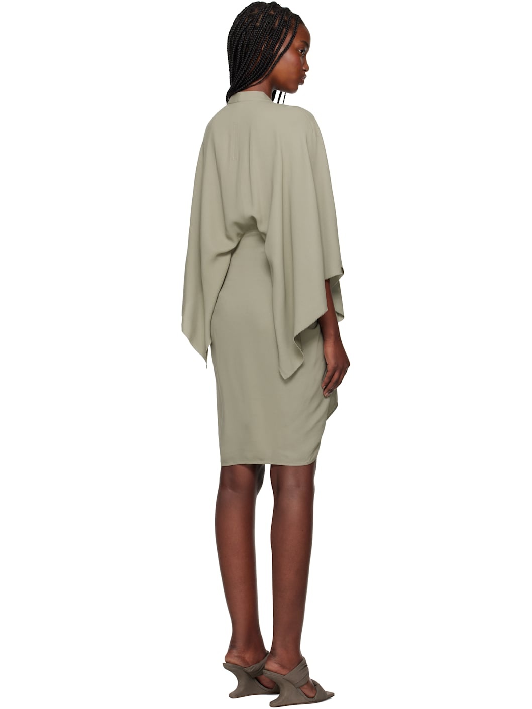 Green Hollywood Half Moon Minidress - 3