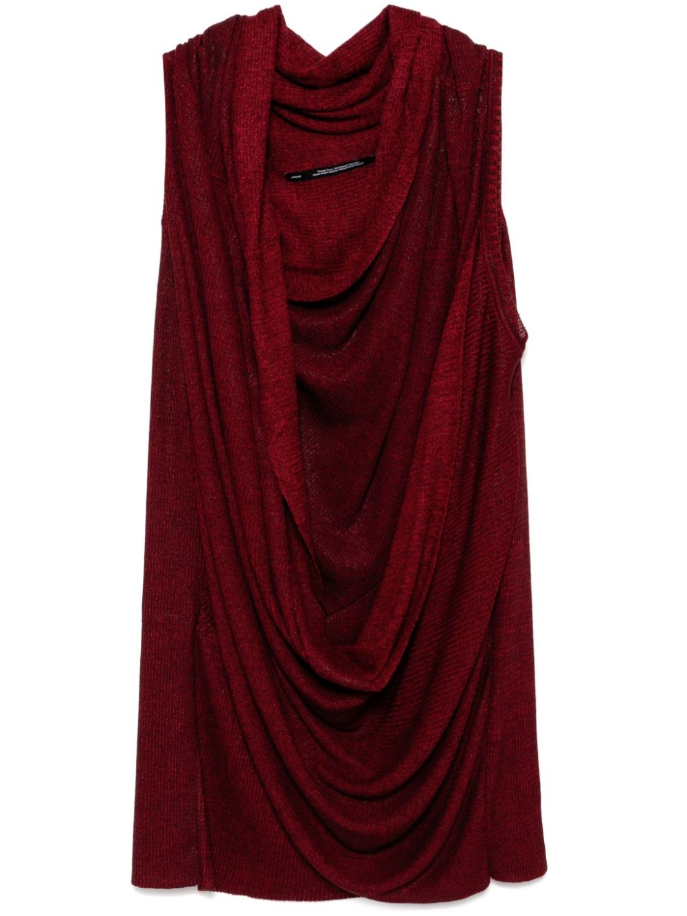 coated venus shawl jumper - 1