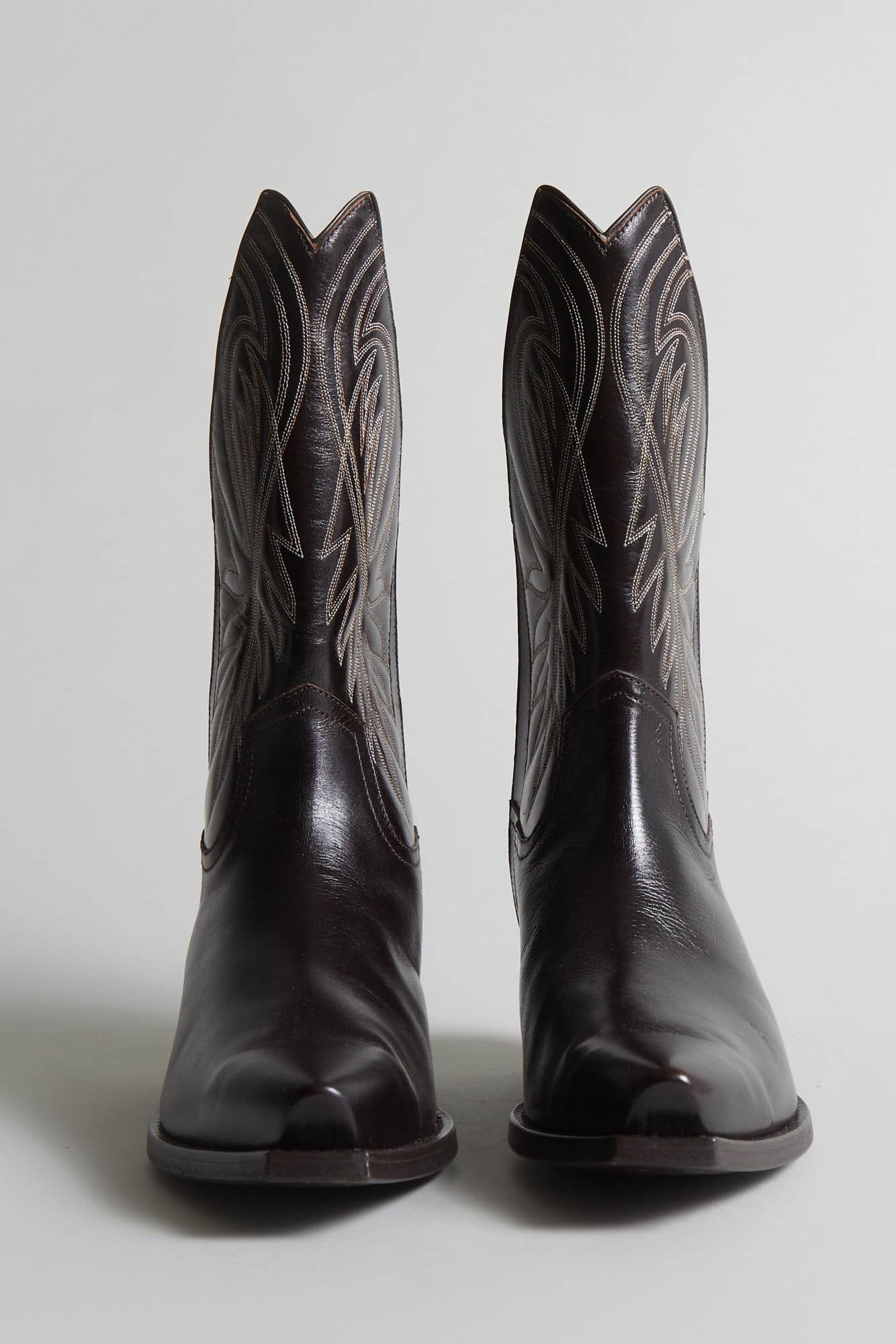 TALL HALF ANKLE COWBOY BOOT - 2