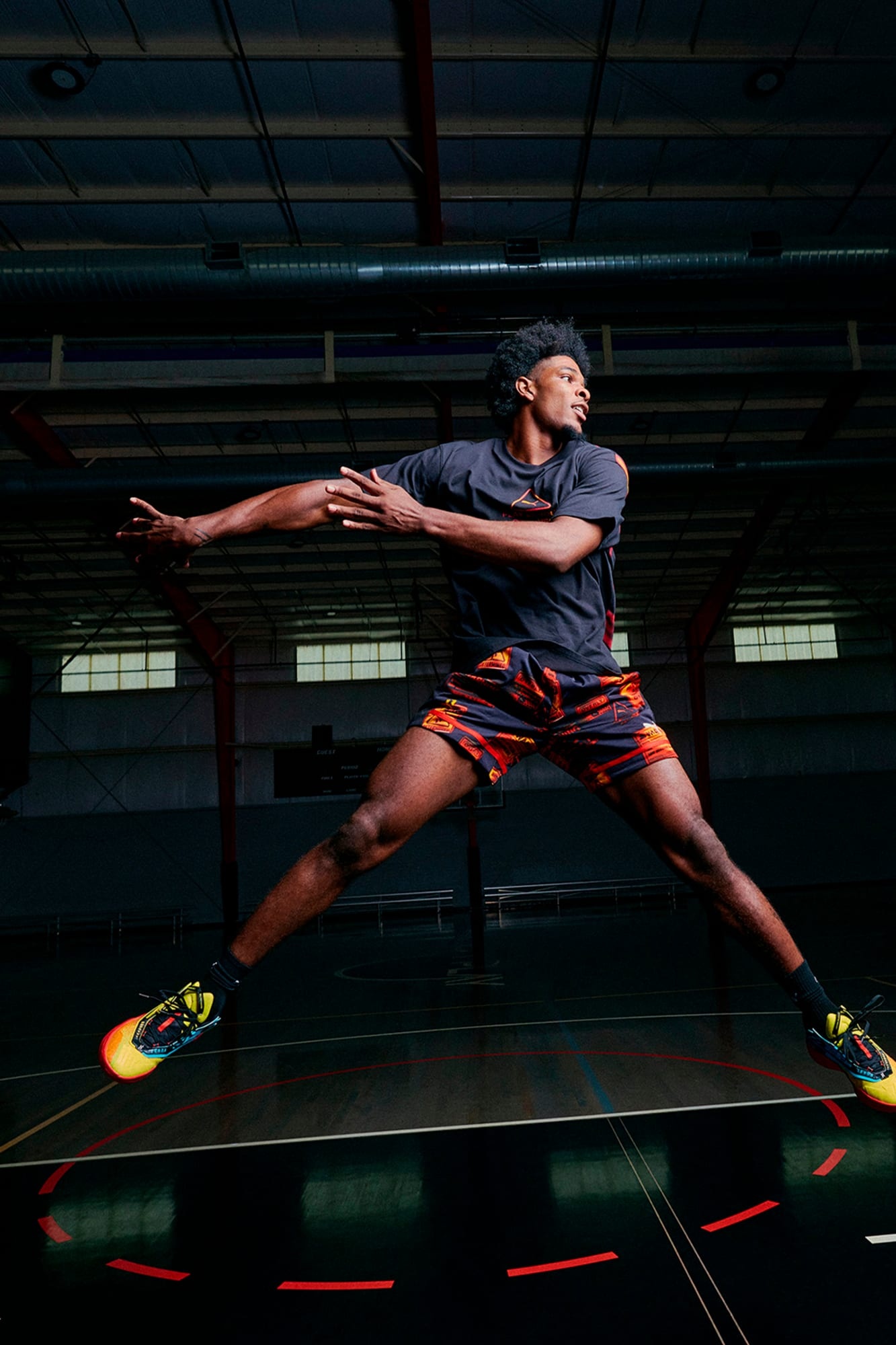Scoot Caution All Jaws Men's Basketball Shorts - 8