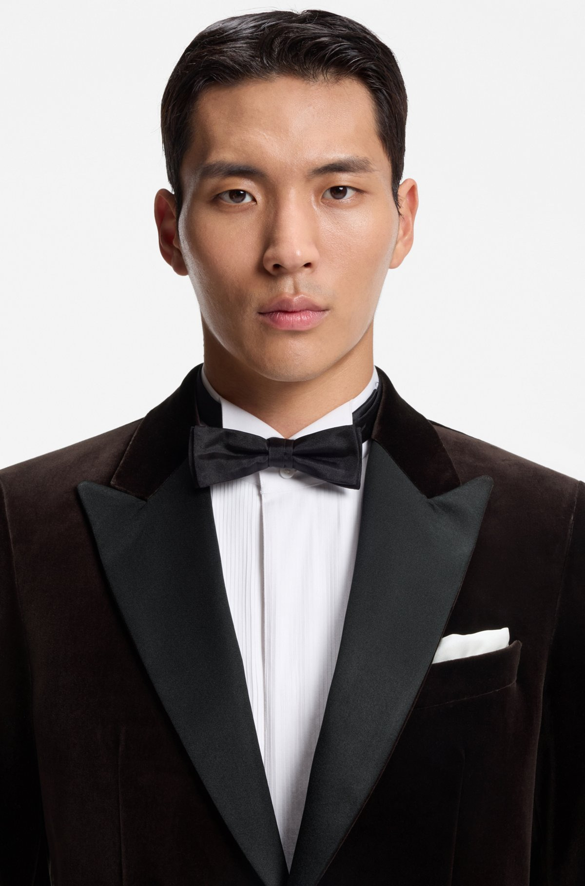 SLIM-FIT TUXEDO JACKET IN COTTON VELVET - 5