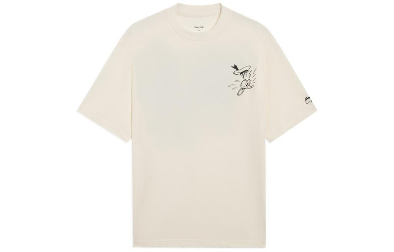 Li-Ning Li-Ning x Disney Graphic Loose Fit T-shirt 'Beige' AHSS253-1 outlook