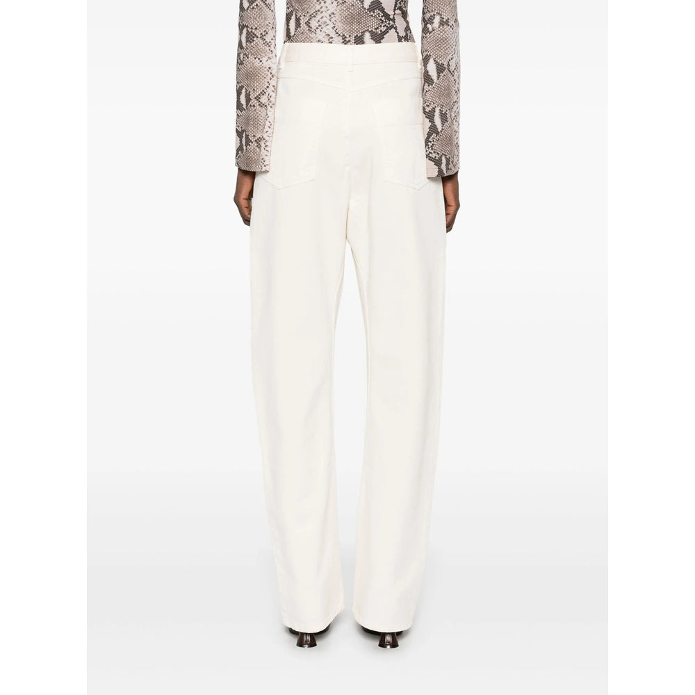 Lemaire White Denim - Straight-Leg Jeans Women - 5