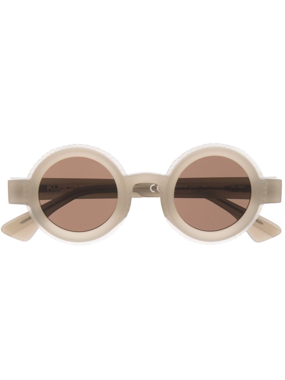 bold round-frame sunglasses - 1