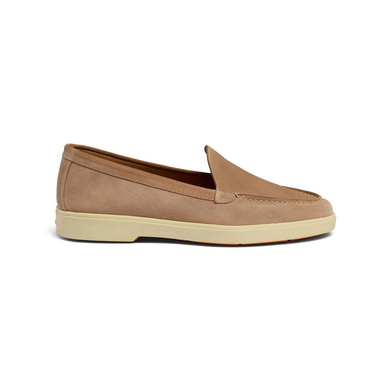 Women's pink suede loafer - 1