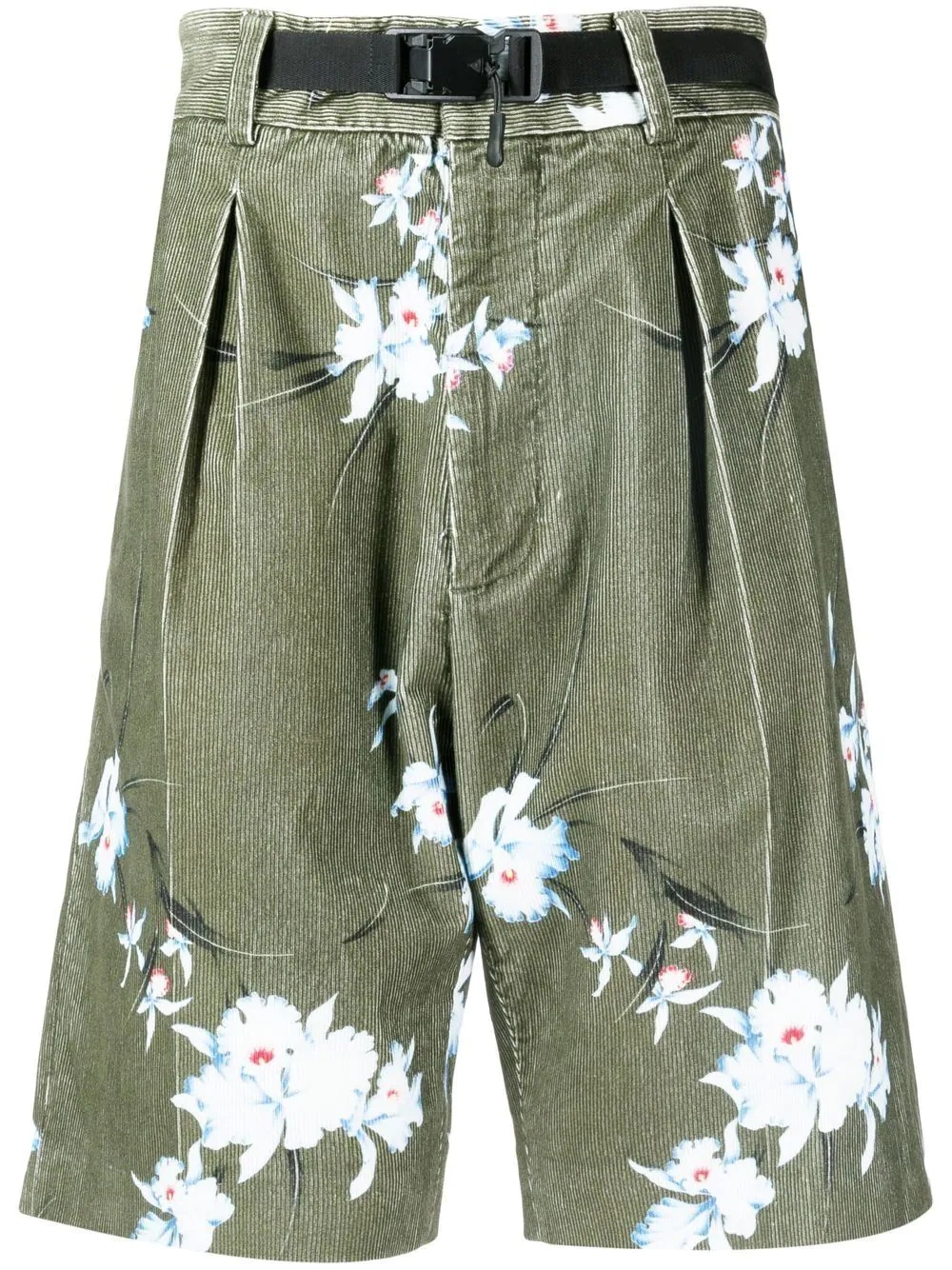 corduroy bermuda shorts - 1