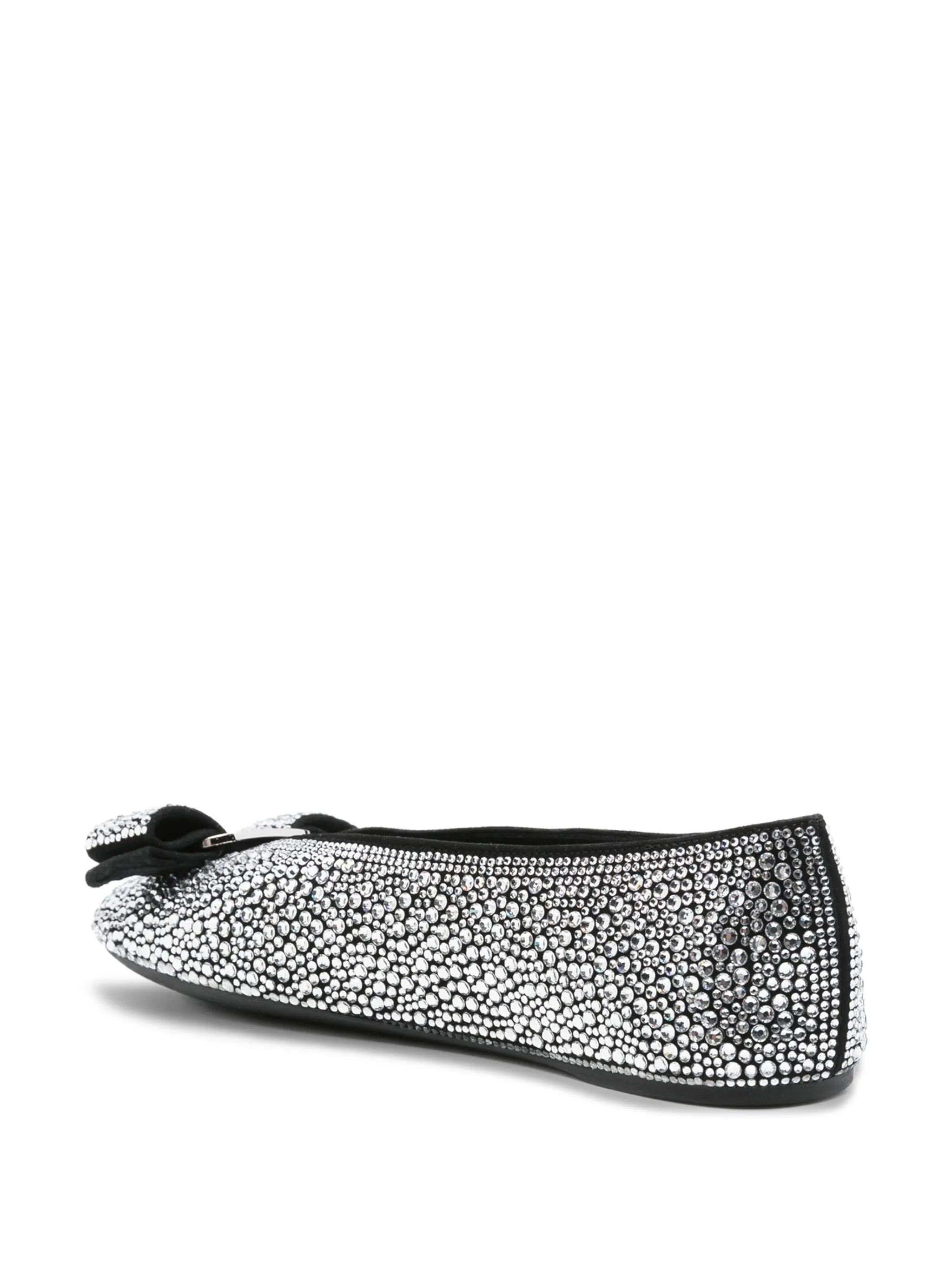 Ferragamo Crystal-embellished Ballet Flat - 3
