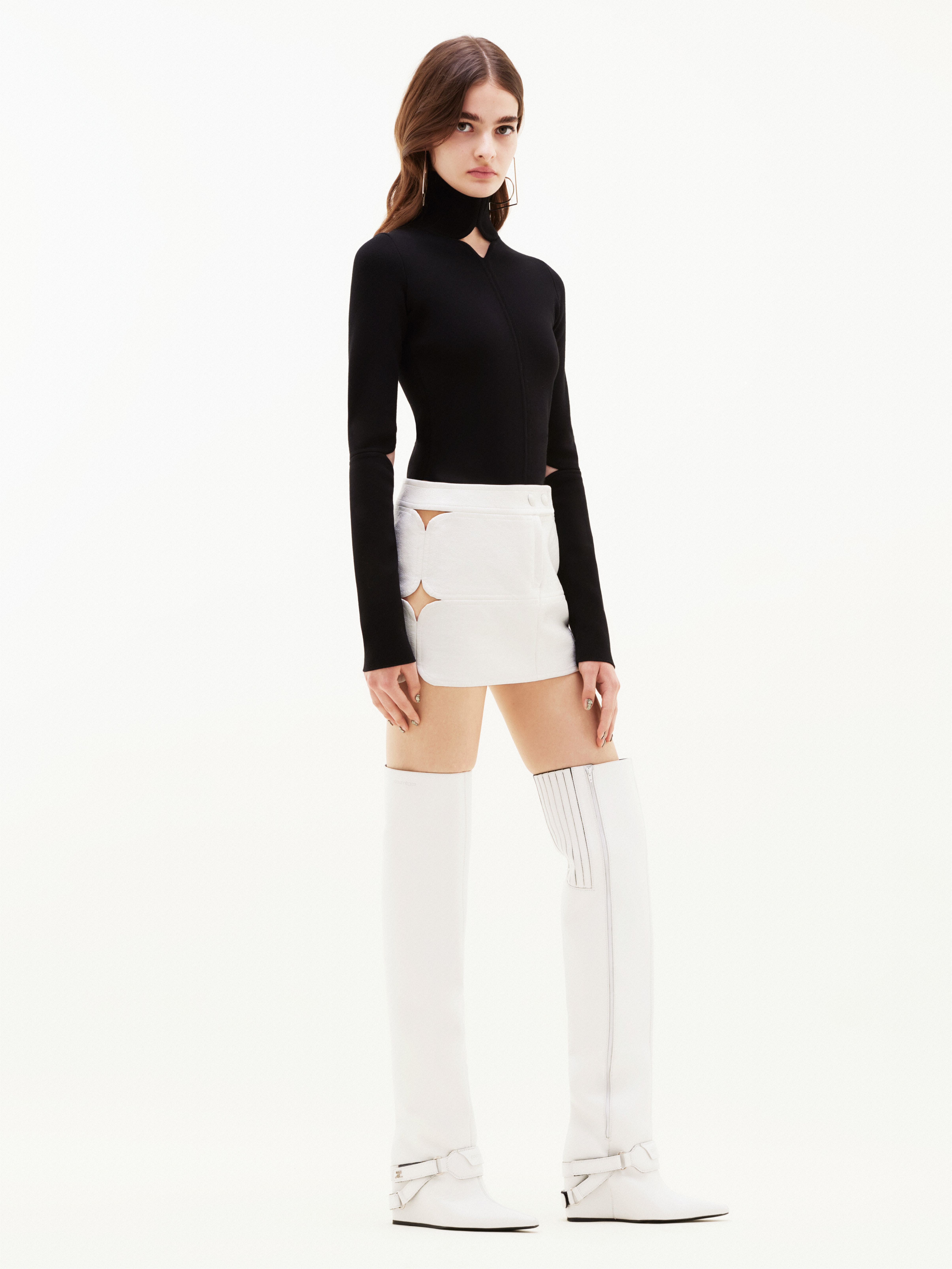 DIAMOND VINYL SKIRT - 3