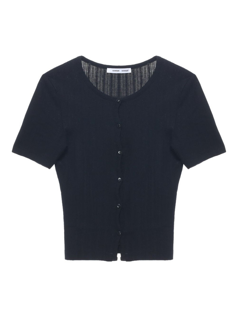 Sajuni ribbed button cardigan 1