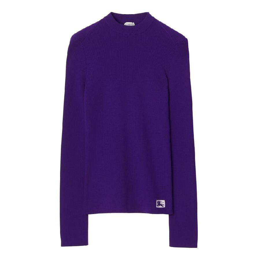 Burberry Equestrian Knight Logo Wool Blend Sweater - 5