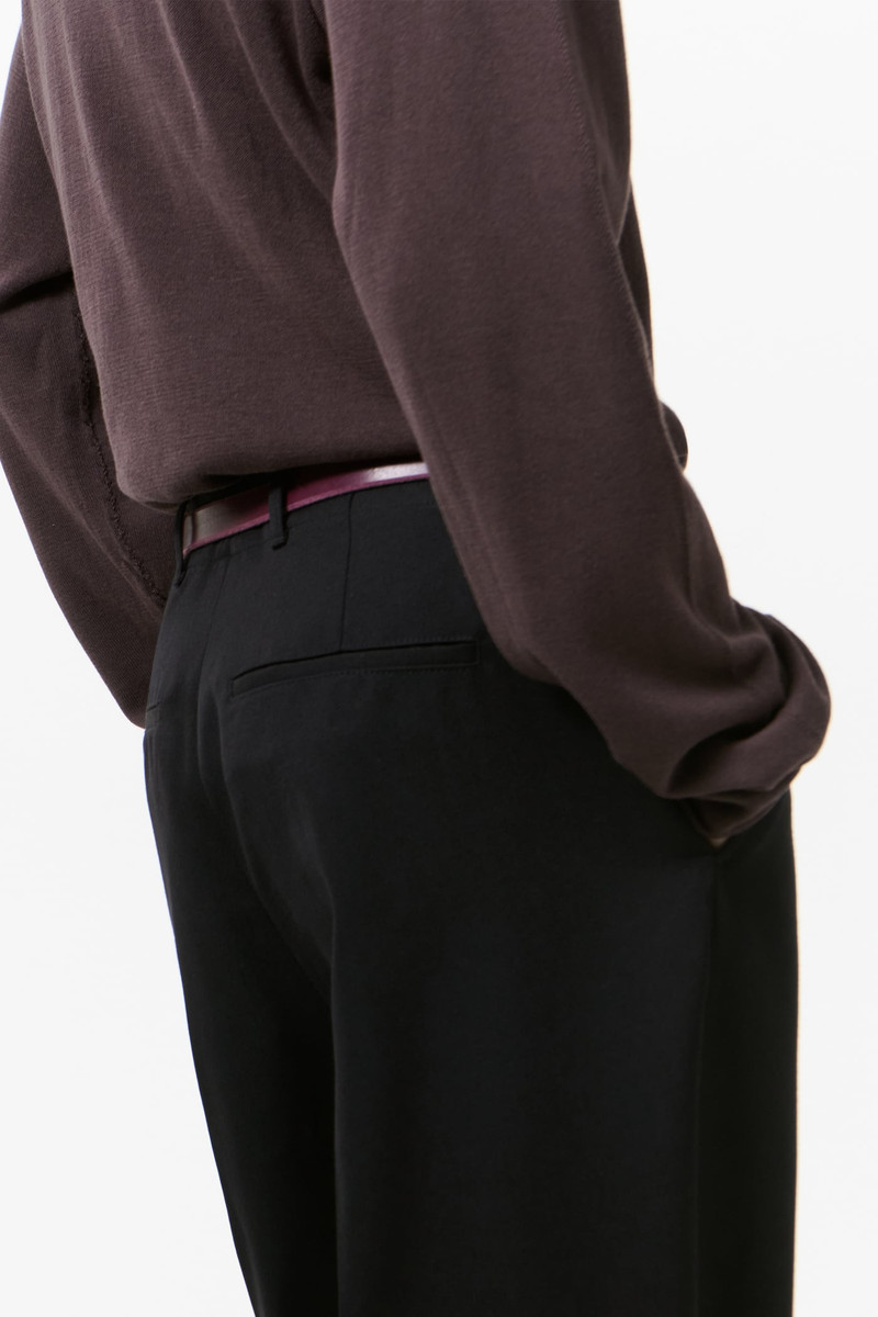 Borrowed Chino Coarse Black Gabardine 5