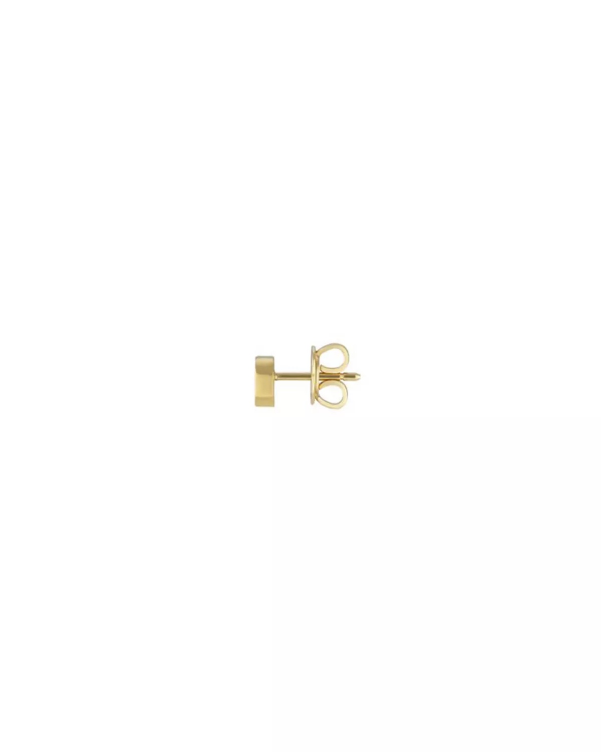 18K Yellow Gold Interlocking G Stud Earrings - 2