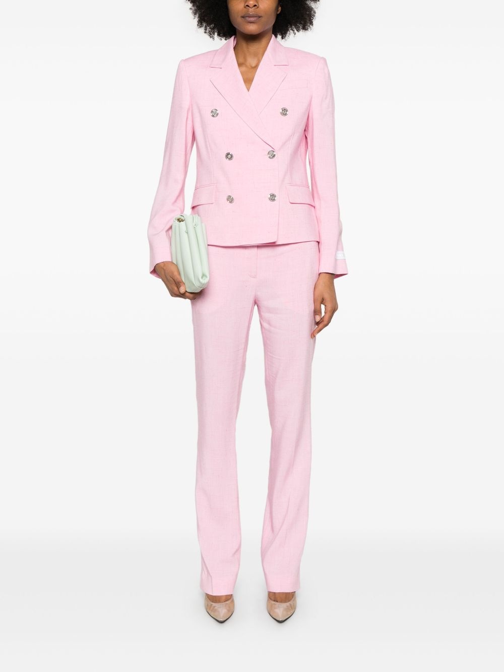 malfilé double-breasted blazer - 2