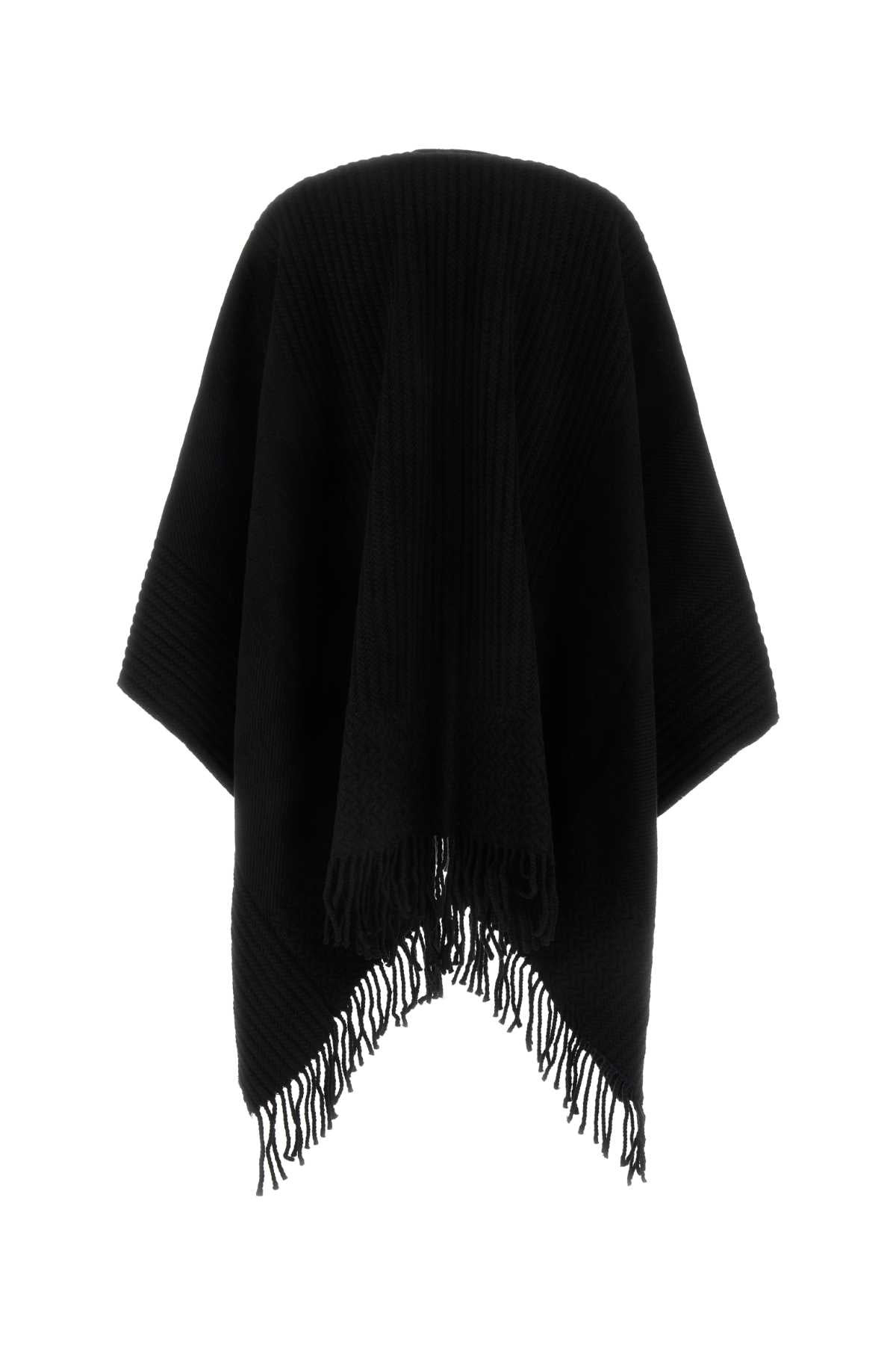 Valentino Garavani Women Black Cashmere Cape - 2