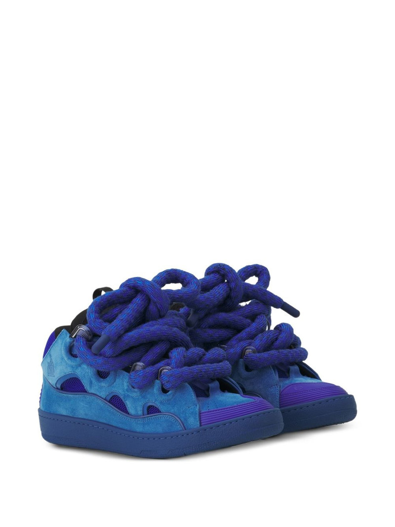 Lanvin Curb suede sneakers outlook