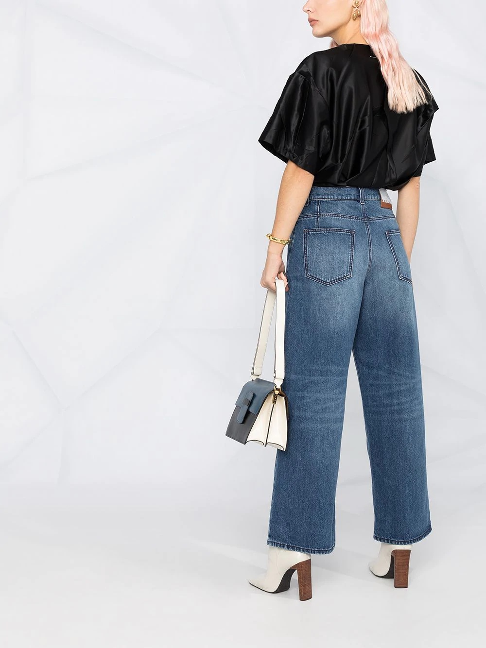 wide-leg jeans - 6