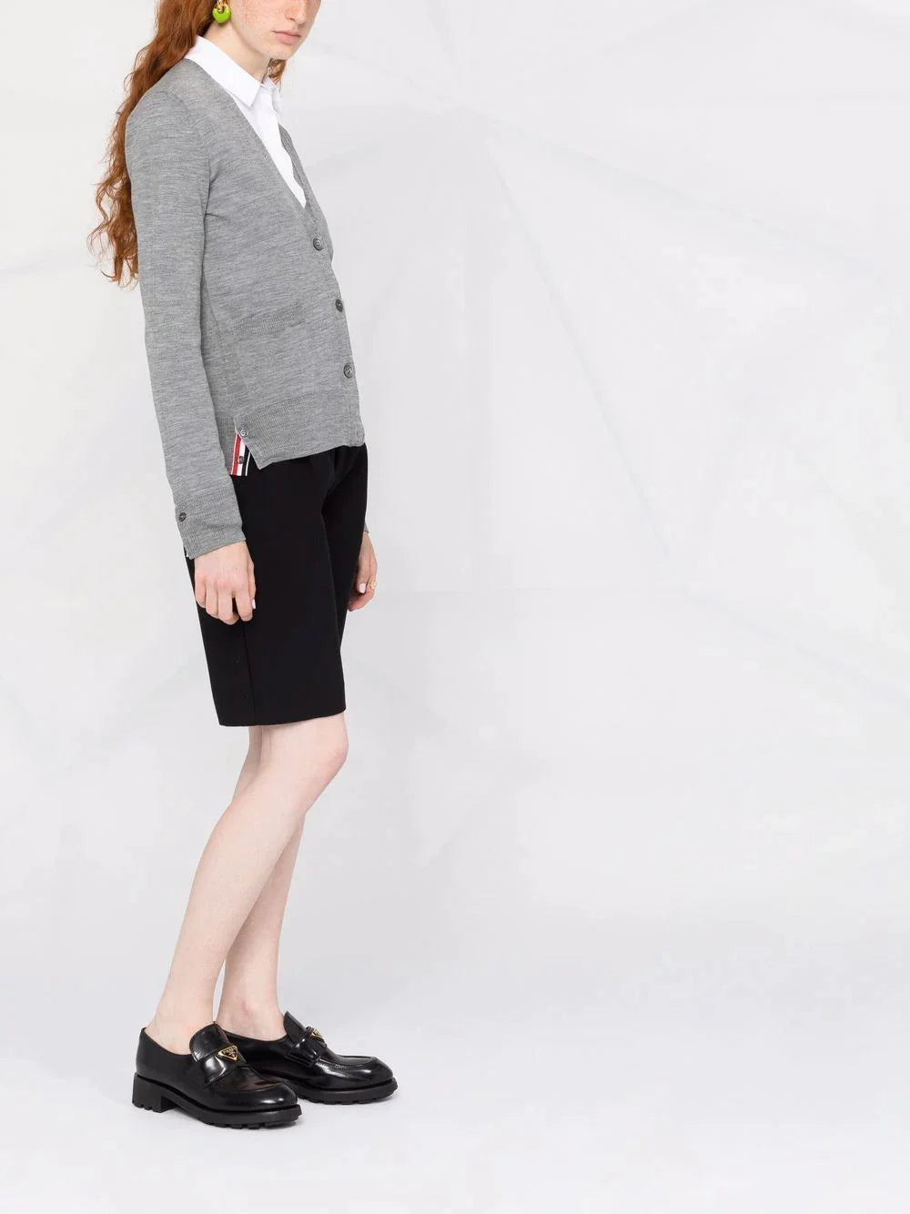 Relaxed Fit V Neck Cardigan - 3
