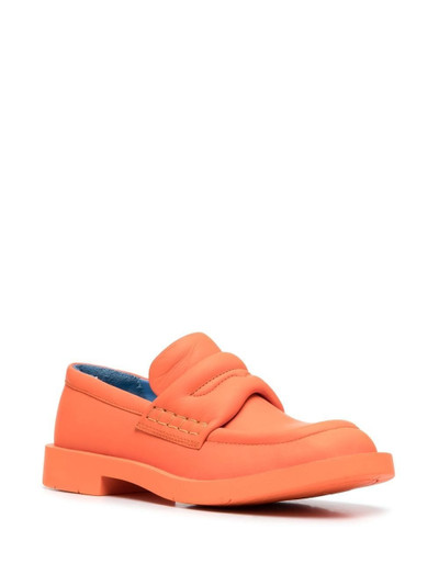 CAMPERLAB square-toe leather loafers outlook