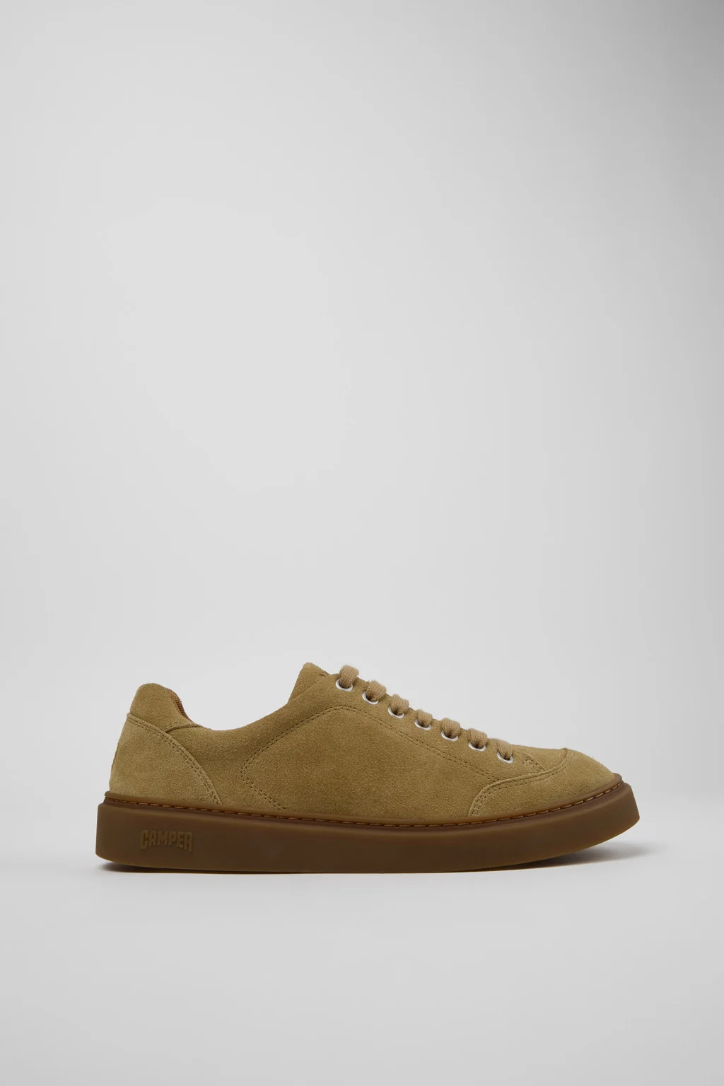 Runner Twentyfive Brown Suede Leather Sneakers for Men. - 1
