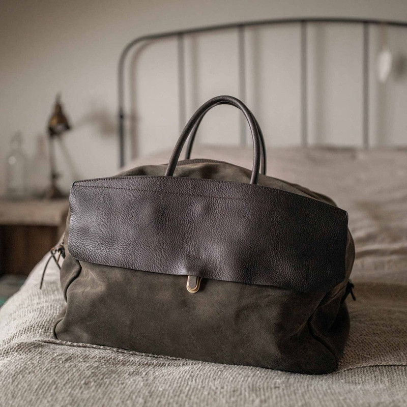 GUMMO TRAVEL BAG - SUEDE MUSK 8