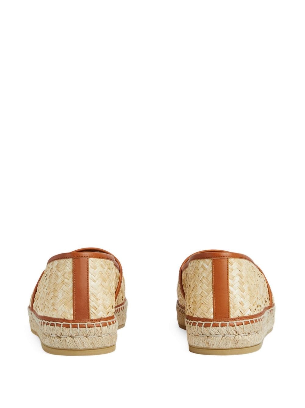 Interlocking G raffia espadrilles - 3