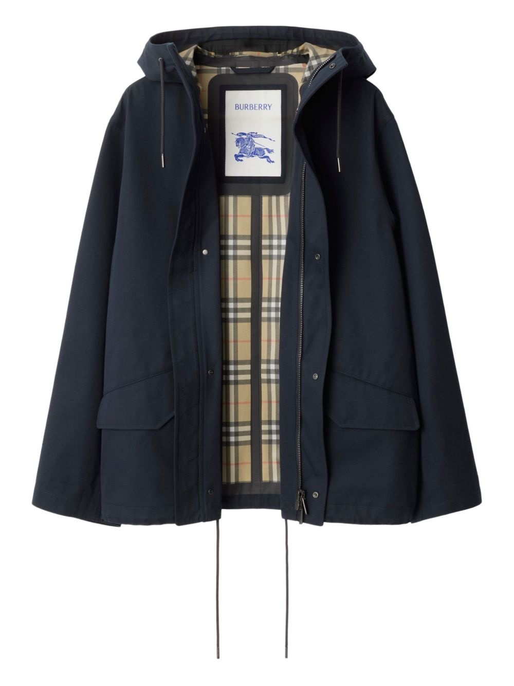 hooded oversized jacket - 6