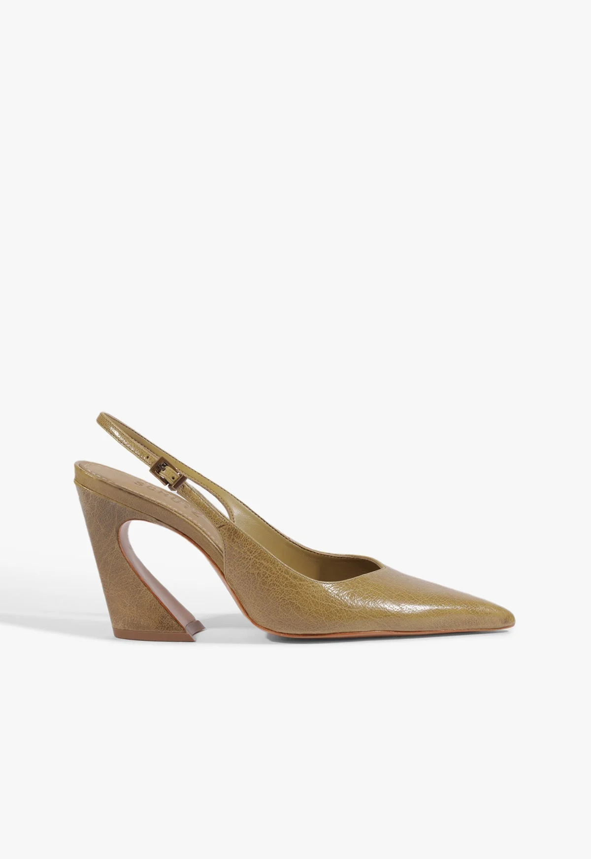 Lexi Sling Block Leather Pump - 1
