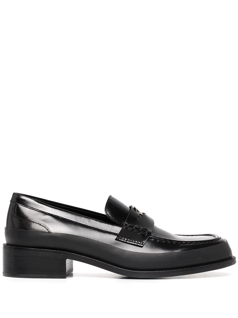 The Brutalist 31mm leather loafers - 1