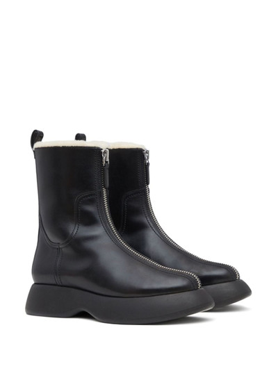 3.1 Phillip Lim Mercer leather combat boots outlook
