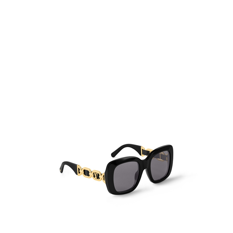 My LV Chain Braided Maxi Square Sunglasses 3