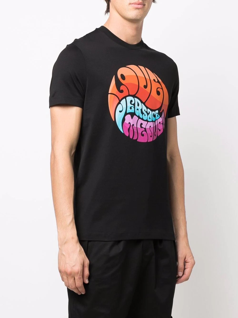 Medusa graphic slogan-print T-shirt - 3