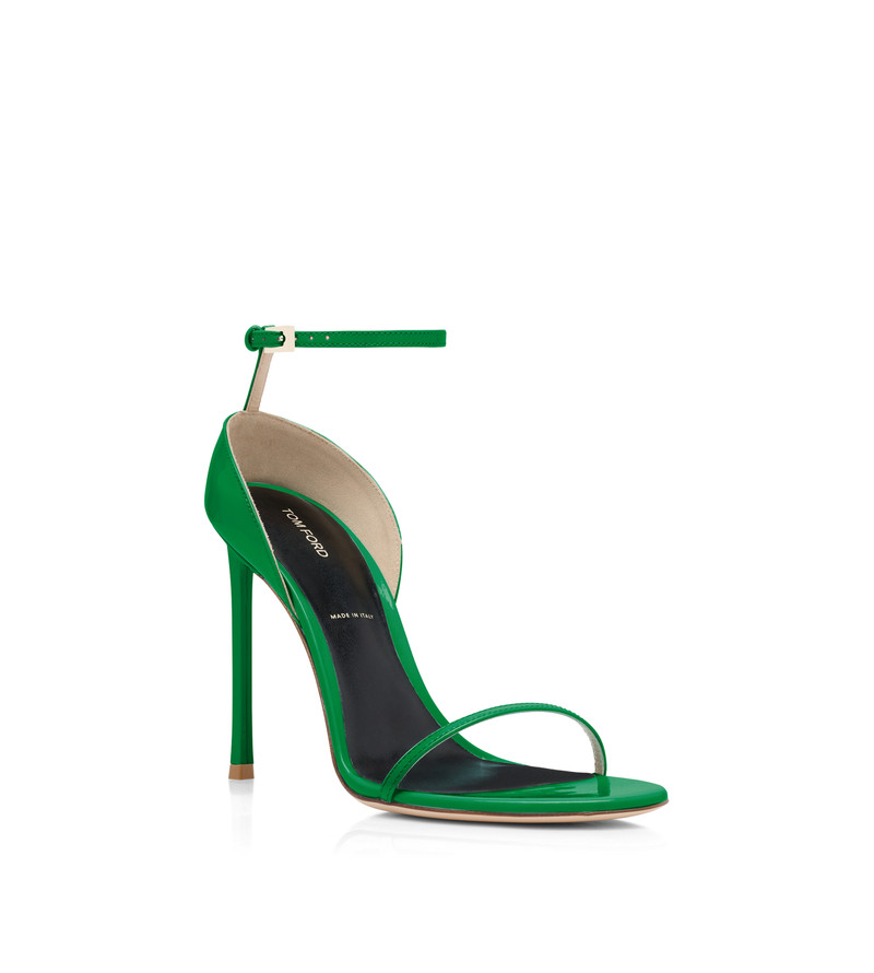 TOM FORD PATENT LEATHER VERTIGO ANKLE STRAP SANDAL outlook