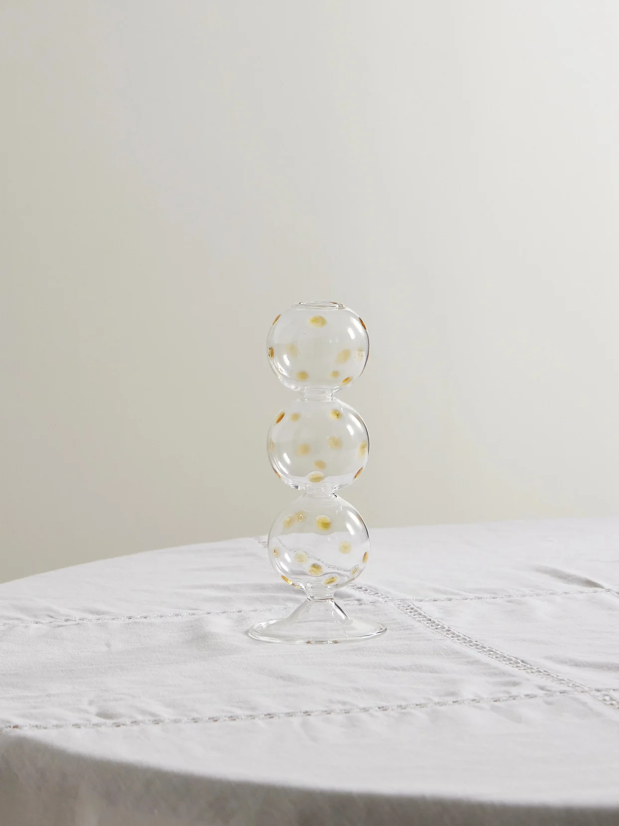 Tall Glass Candleholder - 1