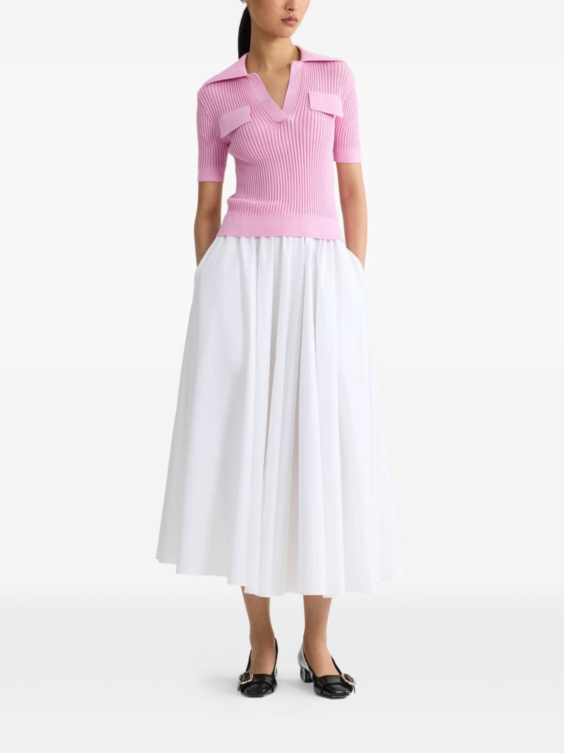 PATOU logo-embroidered top outlook