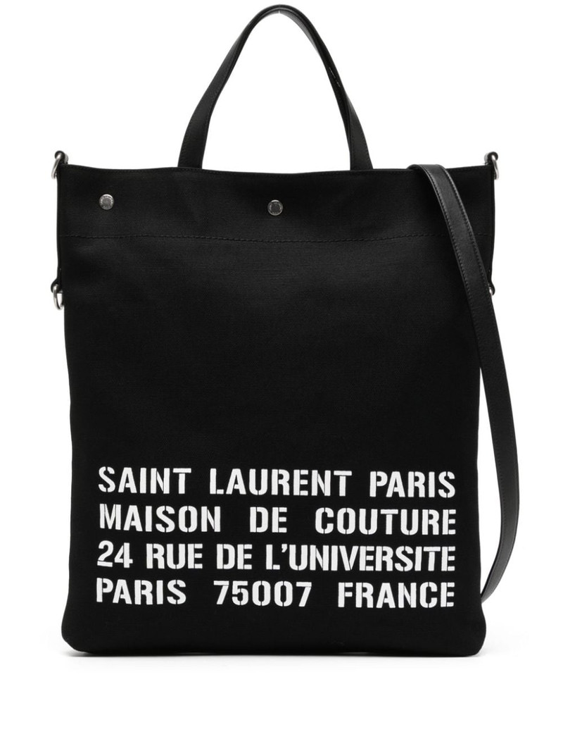 North/South canvas tote bag 1