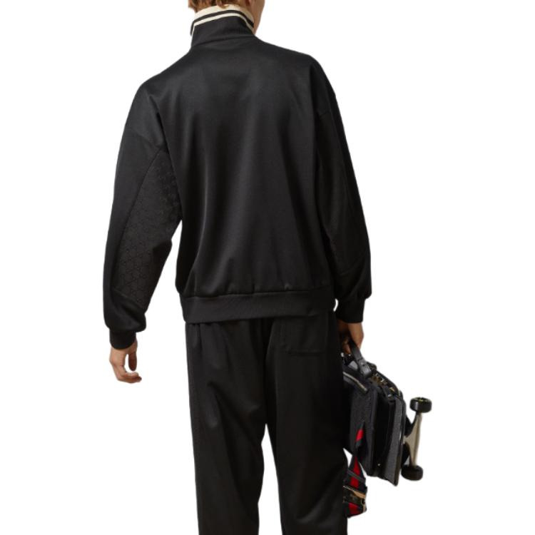 Gucci Technical Jersey Half Zip Jacket 'Black' 768614-XJF4A-1043 - 4