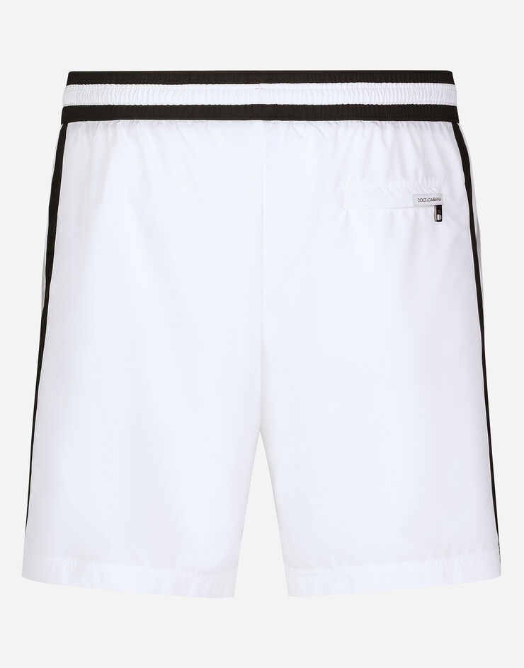Mid-length swim trunks with DG patch - 3