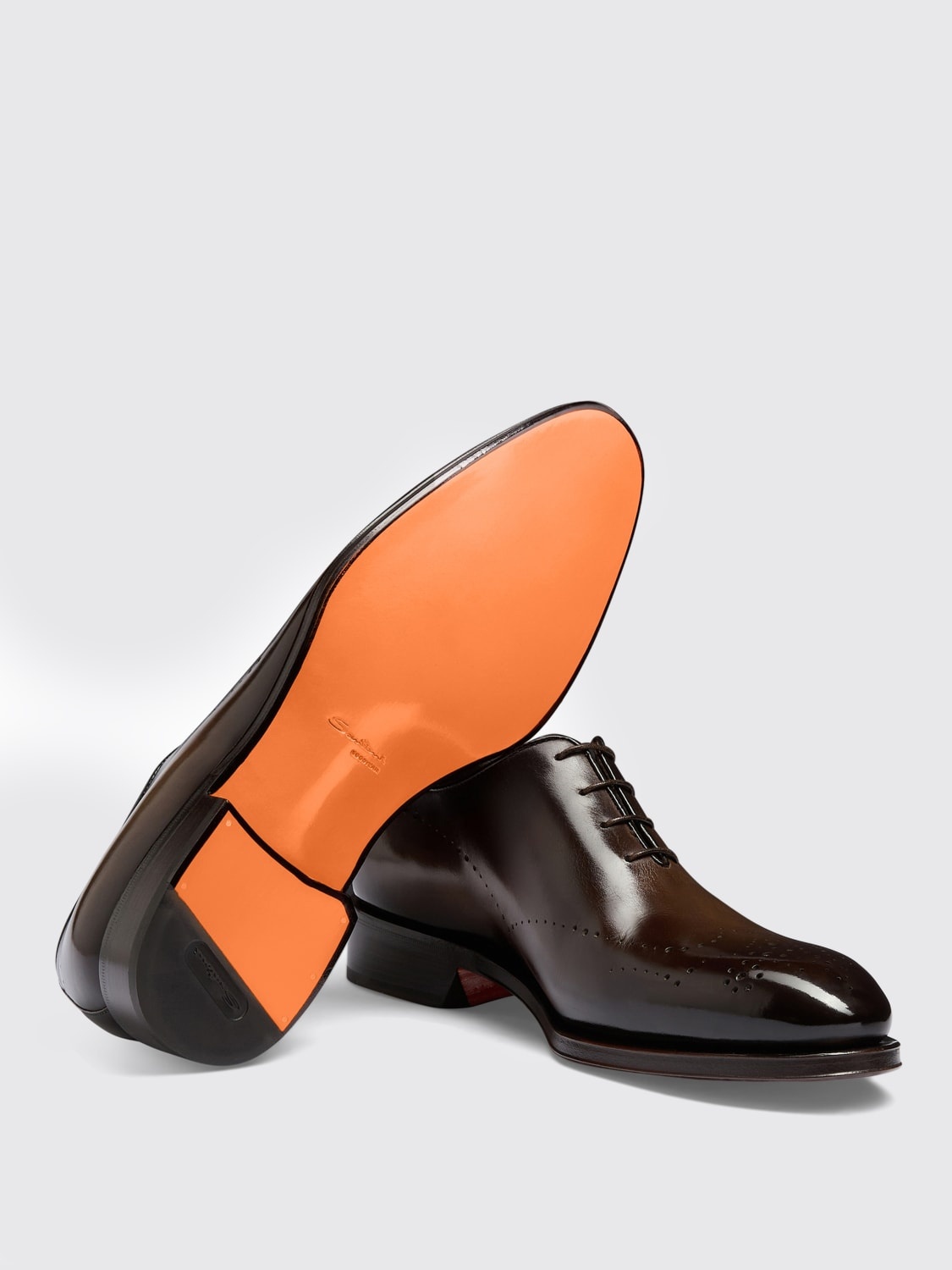 Brogue shoes men Santoni - 4