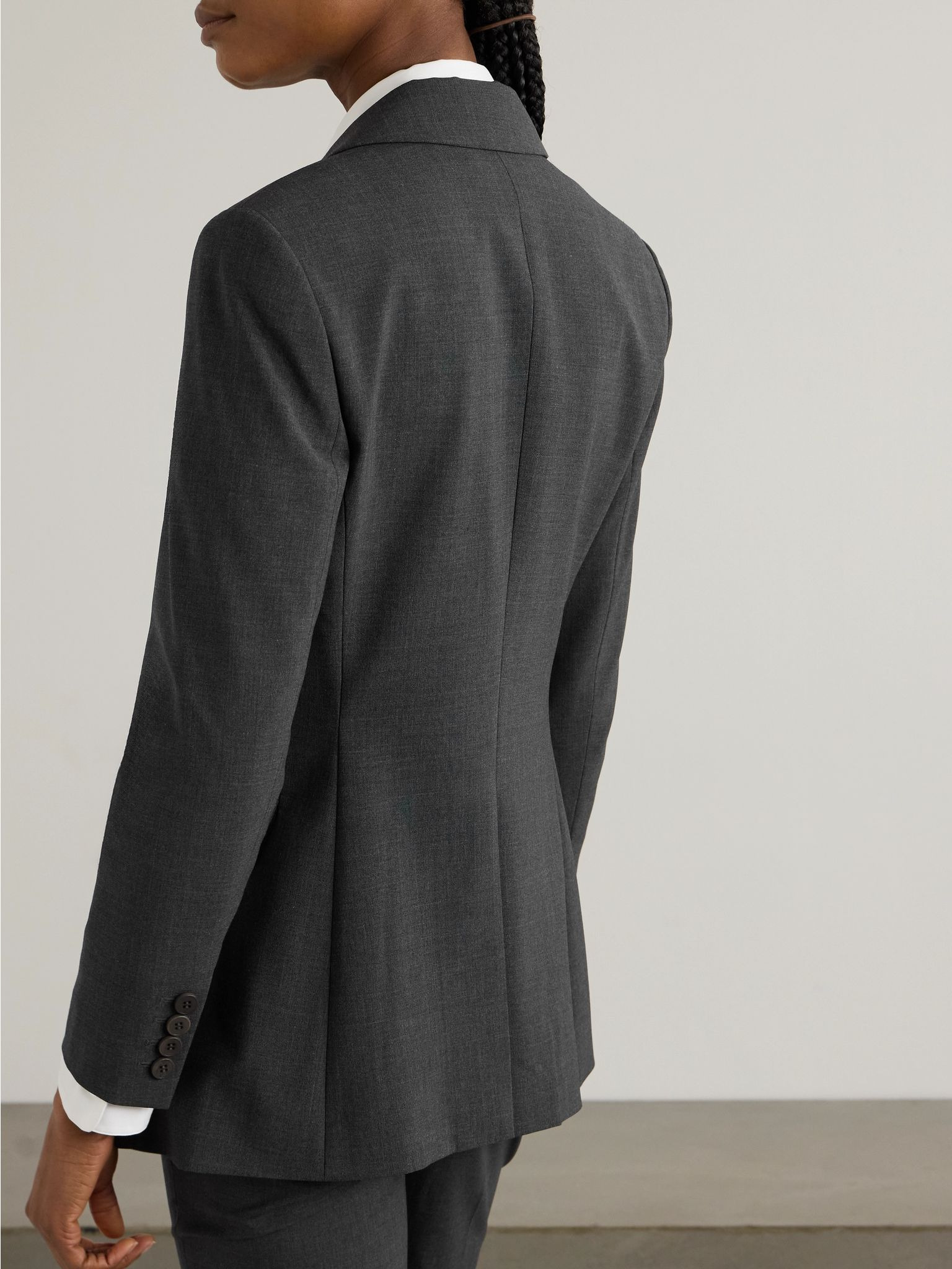 Etiennette wool-blend blazer Gray - 4