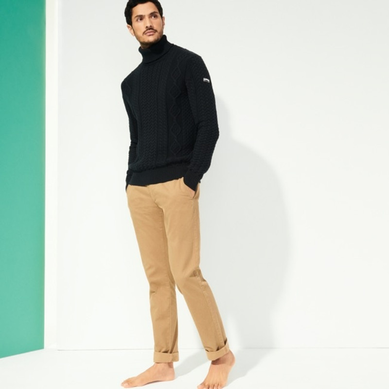 Men Cotton Cashmere Turtle Neck Sweater 3