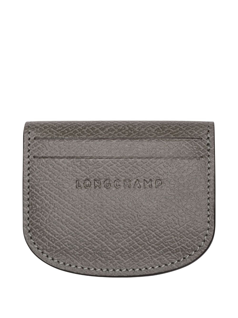 textured leather card holder - 2