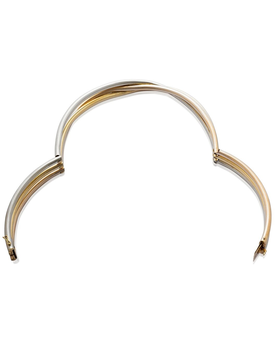 Cartier 18K Tri-Tone Trinity Choker Necklace (Authentic Pre-Owned) - 2