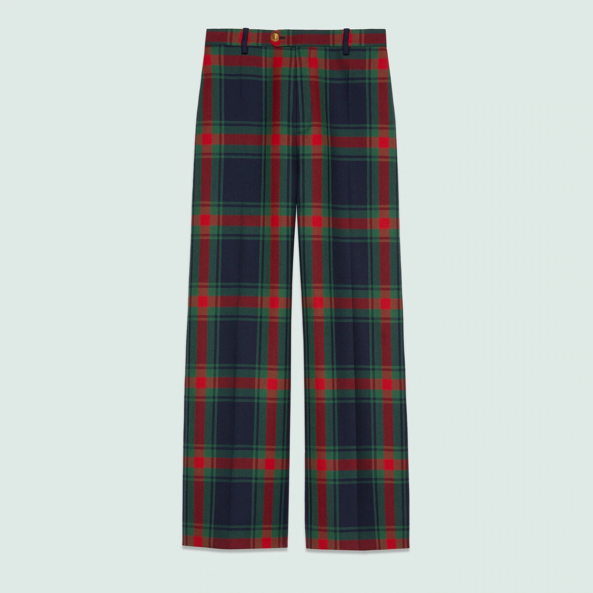 Tartan wool pant - 1